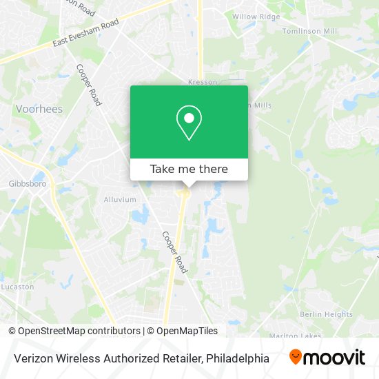 Mapa de Verizon Wireless Authorized Retailer