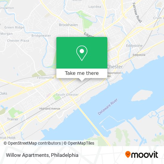 Willow Apartments map