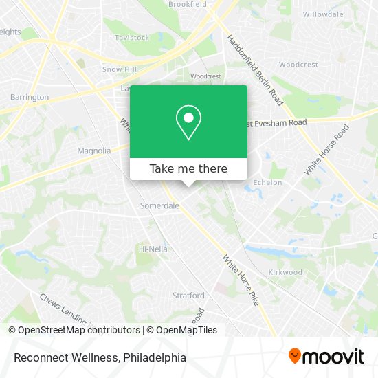 Reconnect Wellness map