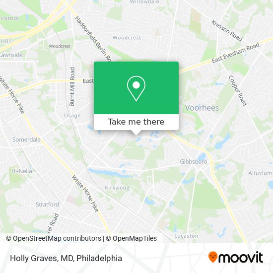 Holly Graves, MD map