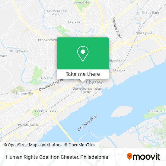 Human Rights Coalition Chester map