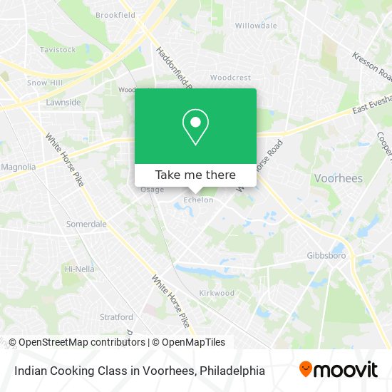 Indian Cooking Class in Voorhees map