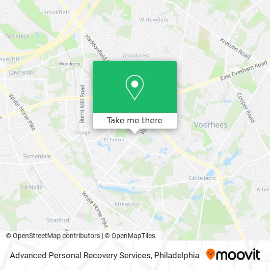 Advanced Personal Recovery Services map