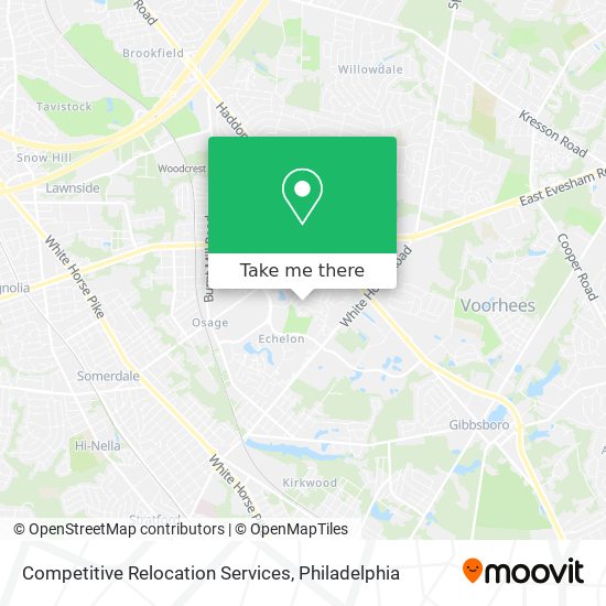 Competitive Relocation Services map