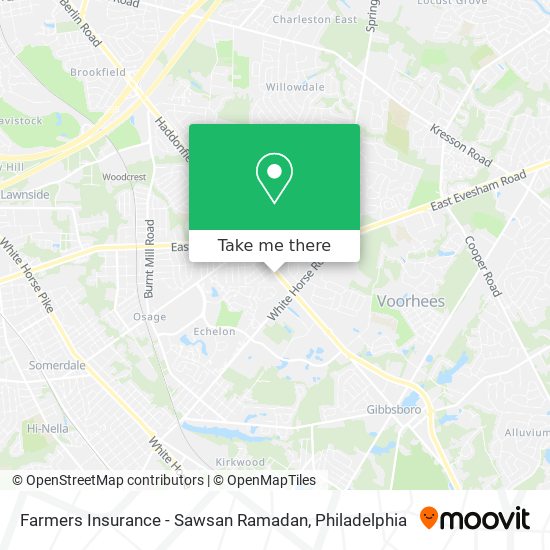 Farmers Insurance - Sawsan Ramadan map