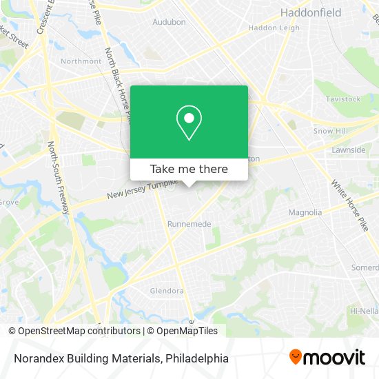 Norandex Building Materials map