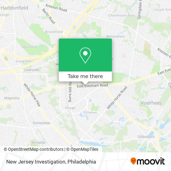 Mapa de New Jersey Investigation