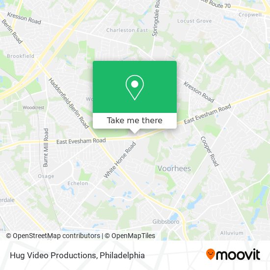 Hug Video Productions map