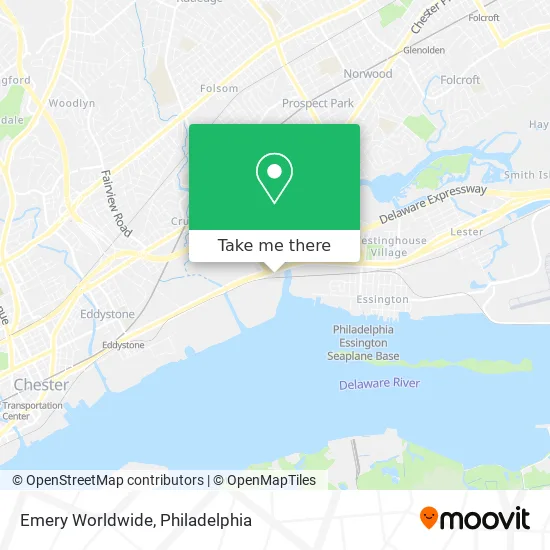 Emery Worldwide map