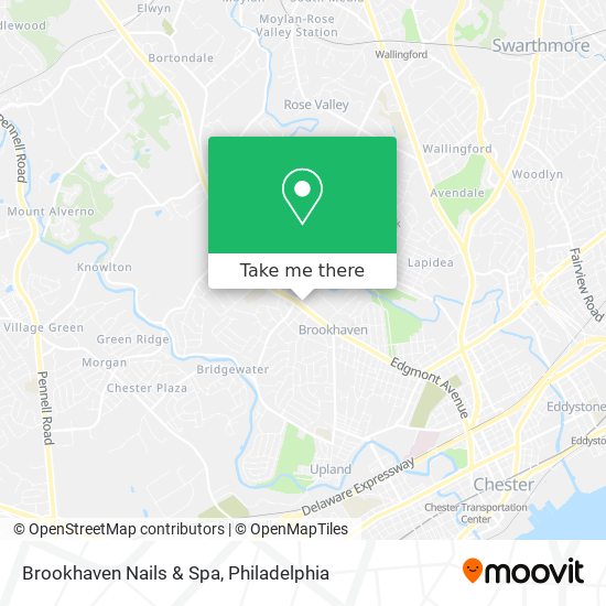 Brookhaven Nails & Spa map