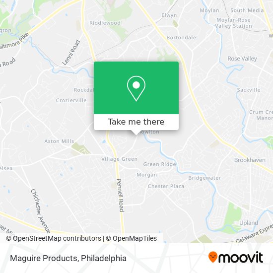 Maguire Products map