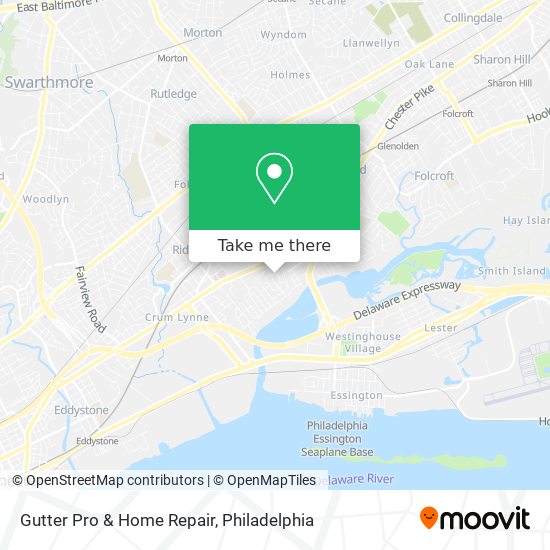Gutter Pro & Home Repair map