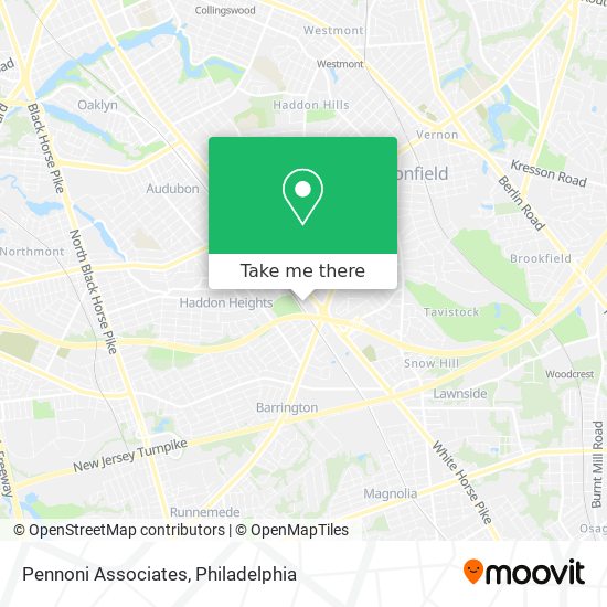 Pennoni Associates map