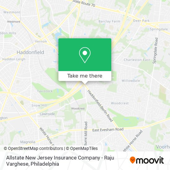 Allstate New Jersey Insurance Company - Raju Varghese map