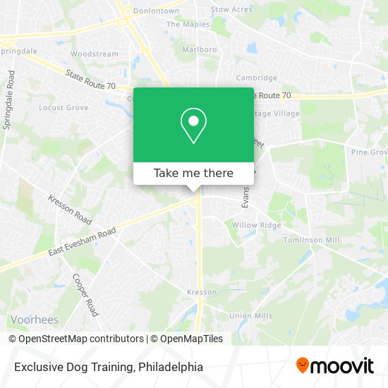 Mapa de Exclusive Dog Training