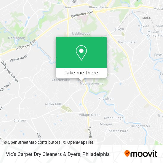 Mapa de Vic's Carpet Dry Cleaners & Dyers