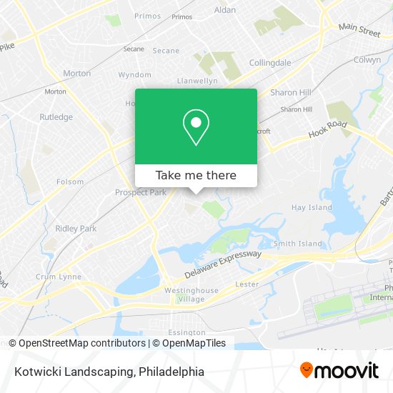 Kotwicki Landscaping map