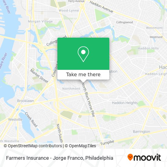 Farmers Insurance - Jorge Franco map