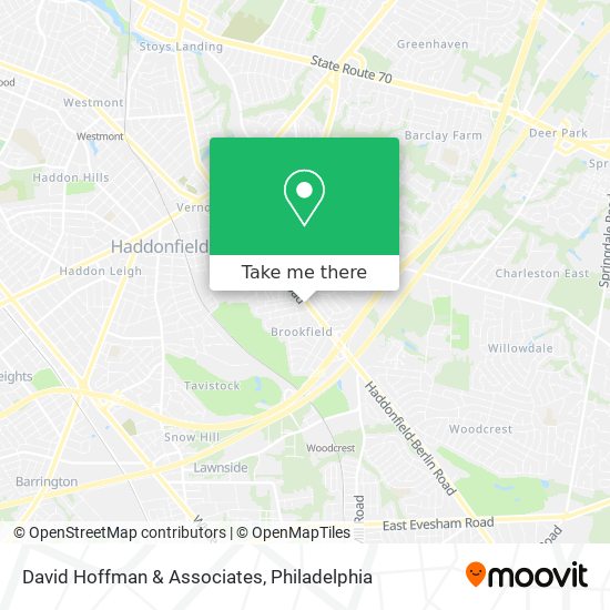 David Hoffman & Associates map