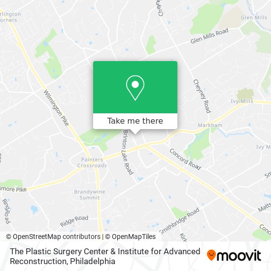 The Plastic Surgery Center & Institute for Advanced Reconstruction map