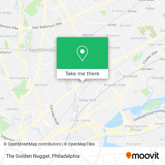 The Golden Nugget map