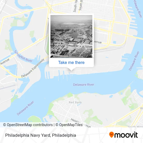Philadelphia Navy Yard map
