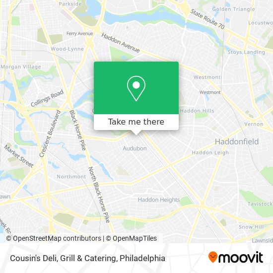 Cousin's Deli, Grill & Catering map