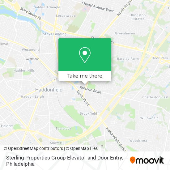 Sterling Properties Group Elevator and Door Entry map