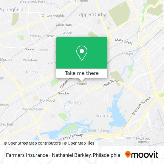 Mapa de Farmers Insurance - Nathaniel Barkley
