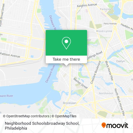 Mapa de Neighborhood Schoolsbroadway School