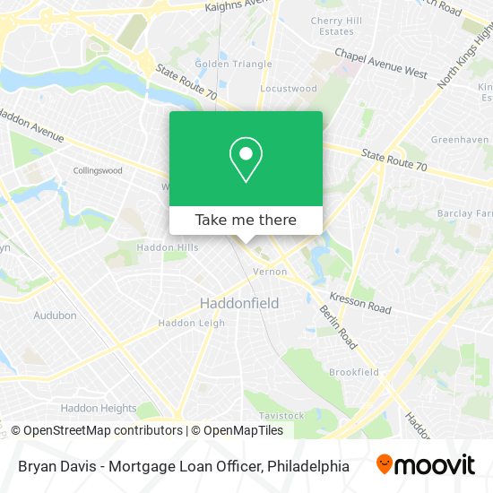 Mapa de Bryan Davis - Mortgage Loan Officer