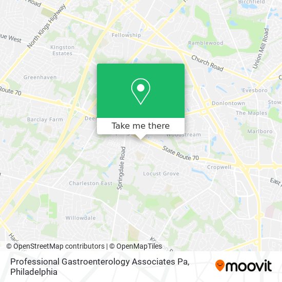 Mapa de Professional Gastroenterology Associates Pa