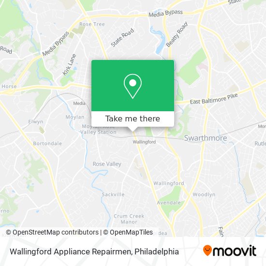 Mapa de Wallingford Appliance Repairmen
