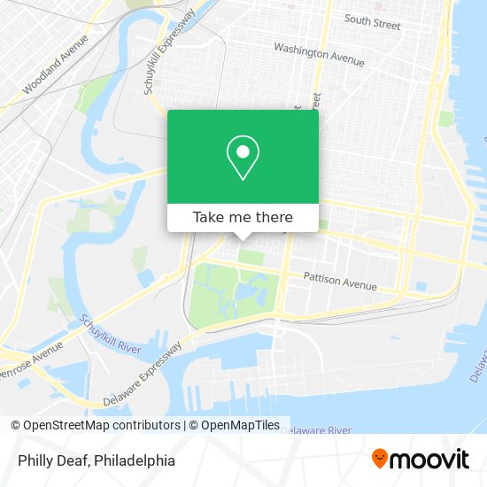 Philly Deaf map