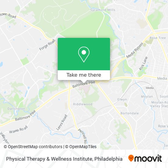 Mapa de Physical Therapy & Wellness Institute