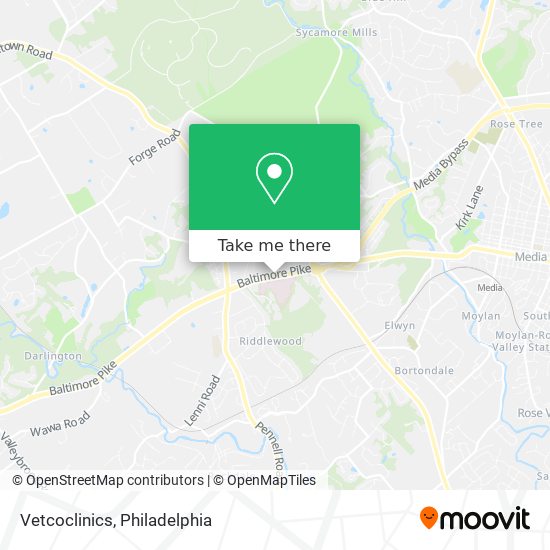 Vetcoclinics map