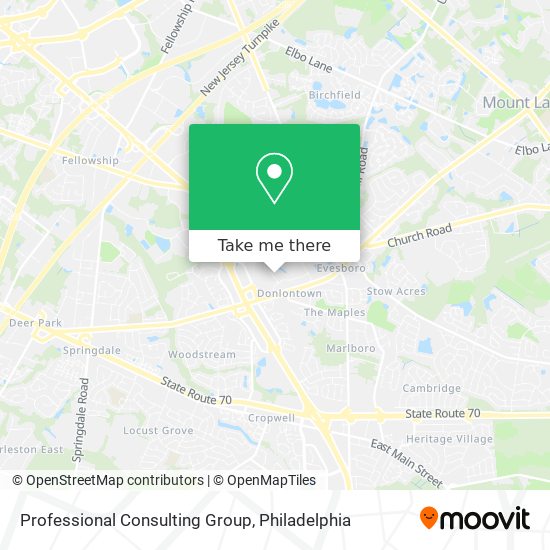 Professional Consulting Group map