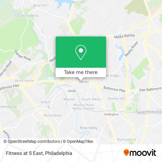 Mapa de Fitness at 5 East