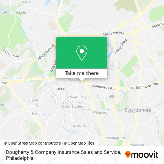 Mapa de Dougherty & Company Insurance Sales and Service