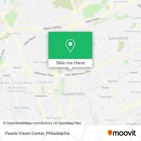 Pearle Vision Center map