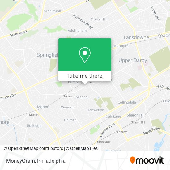 MoneyGram map