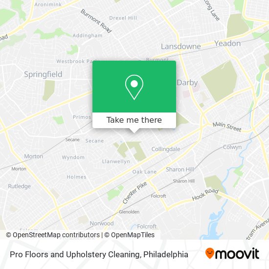 Pro Floors and Upholstery Cleaning map