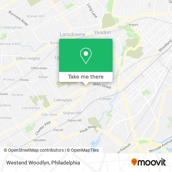 Westend Woodlyn map