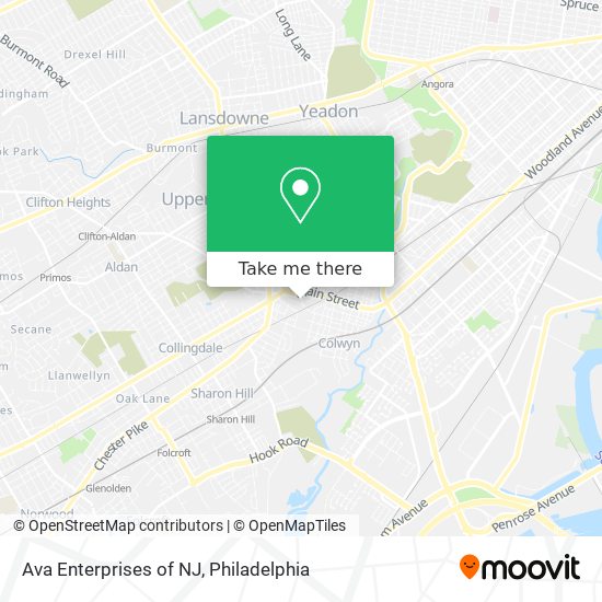 Ava Enterprises of NJ map