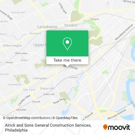 Mapa de Alrick and Sons General Construction Services