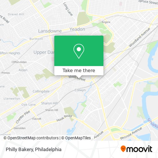 Mapa de Philly Bakery