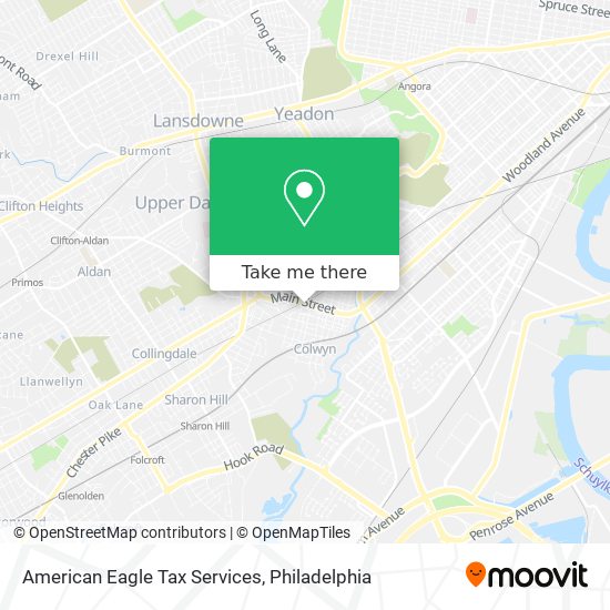 American Eagle Tax Services map