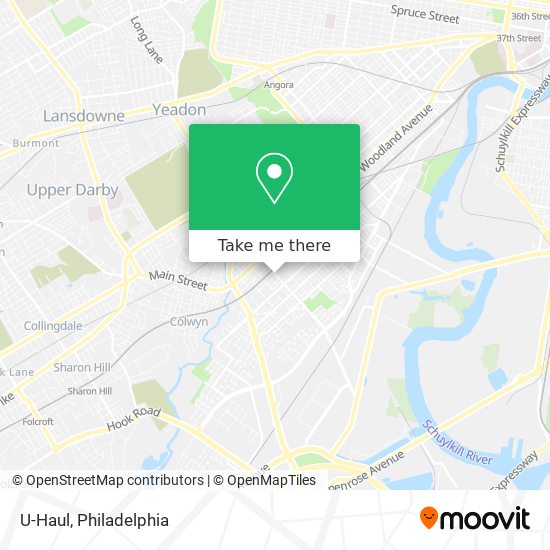 U-Haul map