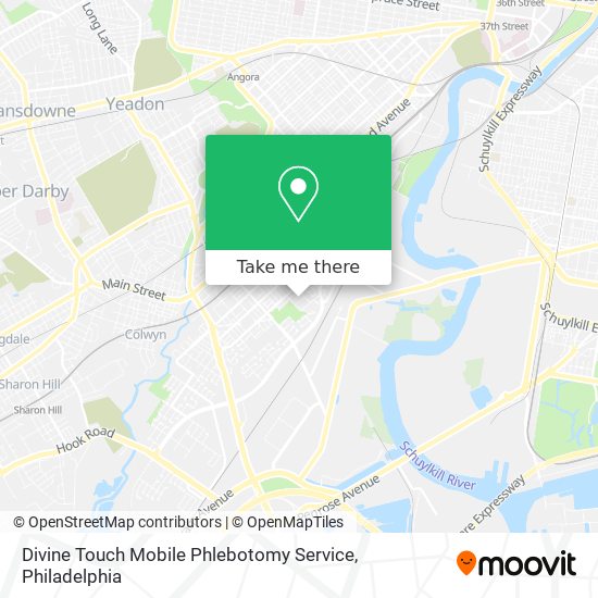 Divine Touch Mobile Phlebotomy Service map