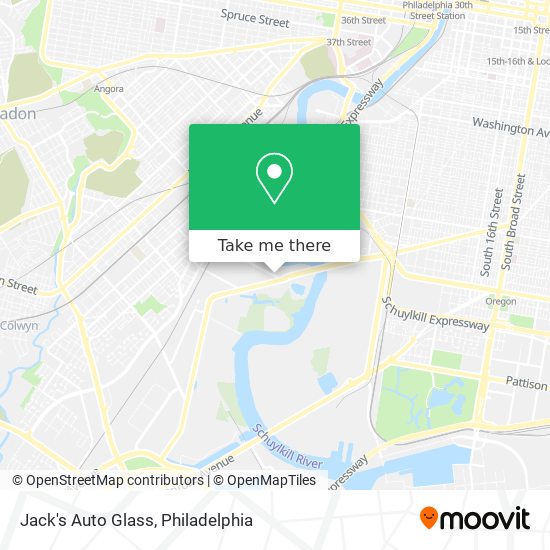 Jack's Auto Glass map